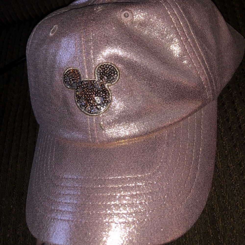 NEW! Pink sparkly Disney hat